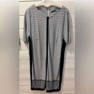Printed Panel Dress - Barbara Lebek size 18